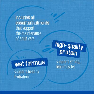 Show full view: Friskies Oceans of Delight Variety Pack Canned Cat Food, 5.5-oz can, case of 48 slide 9 of 12