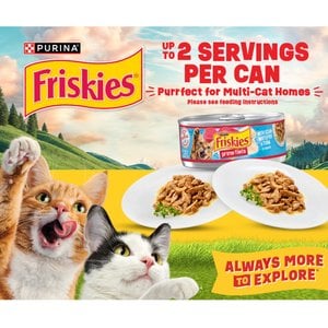 Friskies Oceans of Delight Variety Pack Canned Cat Food, 5.5-oz, case of 40
