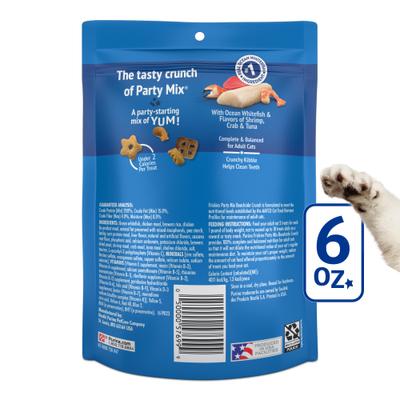 Show full view: Friskies Party Mix Beachside Crunch Ocean Whitefish & Seafood Flavor Crunchy Cat Treats, 6-oz bag slide 3 of 13