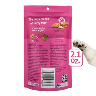 Show full view: Friskies Party Mix California Crunch Flavor Crunchy Cat Treats, 2.1-oz bag slide 3 of 12