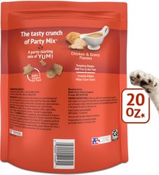 Friskies Party Mix Gravy-licious Chicken & Gravy Flavors Crunchy Cat Treats, 20-oz bag slide 2 of 6
