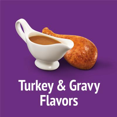 Show full view: Friskies Party Mix Gravy-licious Turkey & Gravy Flavors Crunchy Cat Treats, 2.1-oz bag slide 4 of 13