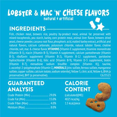 Show full view: Friskies Party Mix Lobster & Mac 'N' Cheese Flavors Crunchy Cat Treats, 6-oz bag slide 7 of 13