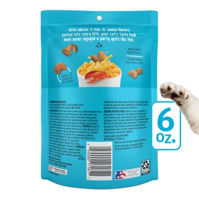 Show full view: Friskies Party Mix Lobster & Mac 'N' Cheese Flavors Crunchy Cat Treats, 6-oz bag slide 4 of 13