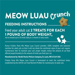 Friskies Party Mix Meow Luau Crunch Flavor Crunchy Cat Treats, 6-oz bag slide 2 of 8