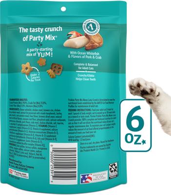 Show full view: Friskies Party Mix Meow Luau Crunch Flavor Crunchy Cat Treats, 6-oz bag slide 3 of 12