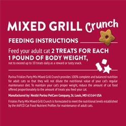 Friskies Party Mix Mixed Grill Crunch Flavor Crunchy Cat Treats, 6-oz bag slide 2 of 8
