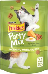 Friskies Party Mix Morning Munch Crunch Flavor Crunchy Cat Treats, 2.1-oz bag