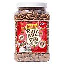Friskies Party Mix Natural Yums Complete & Balanced Salmon Crunchy Natural Cat Treats, 20-oz tub
