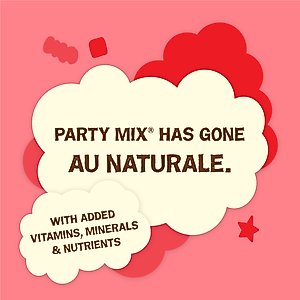 Friskies Party Mix Natural Yums Complete & Balanced Salmon Crunchy Natural Cat Treats, 20-oz tub