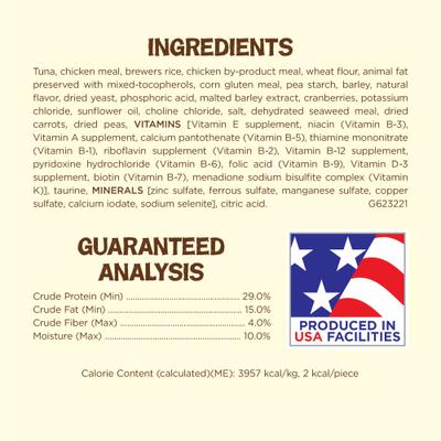 Show full view: Friskies Party Mix Natural Yums with Real Tuna Cat Treats, 2.1-oz bag slide 6 of 11