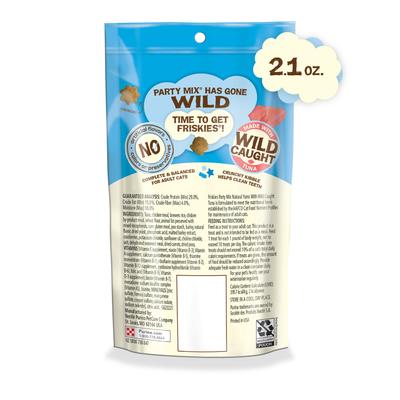 Show full view: Friskies Party Mix Natural Yums with Real Tuna Cat Treats, 2.1-oz bag slide 3 of 11