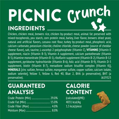 Show full view: Friskies Party Mix Picnic Crunch Flavor Crunchy Cat Treats, 6-oz bag slide 6 of 12