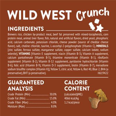 Show full view: Friskies Party Mix Wild West Crunch Flavor Crunchy Cat Treats, 2.1-oz bag slide 6 of 13