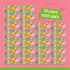 Friskies Pate Salmon Dinner Canned Cat Food, 5.5-oz, case of 24 slide 2 of 7