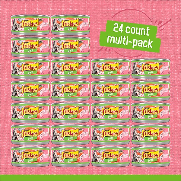 Friskies Pate Salmon Dinner Canned Cat Food