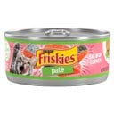 Friskies Pate Salmon Dinner Canned Cat Food, 5.5-oz can, case of 24
