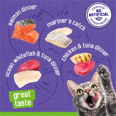 Show full view: Friskies Pate Seafood & Chicken Variety Pack Canned Food + PrettyLitter Cat Litter slide 4 of 9