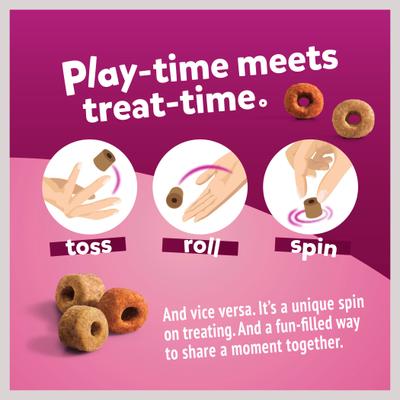 Show full view: Friskies Playfuls with Salmon & Shrimp Flavor Cat Treats, 2.1-oz pouch slide 5 of 11