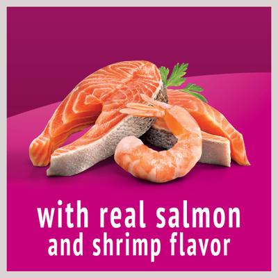 Show full view: Friskies Playfuls with Salmon & Shrimp Flavor Cat Treats, 2.1-oz pouch slide 6 of 11