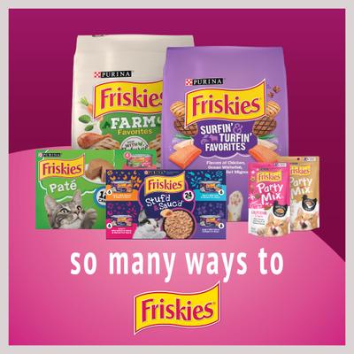 Show full view: Friskies Playfuls with Salmon & Shrimp Flavor Cat Treats, 2.1-oz pouch slide 8 of 11