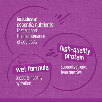 Show full view: Friskies Poultry Adult Chicken & Turkey in Gravy Variety Pack Canned Cat Food, 5.5-oz, case of 32 slide 7 of 10