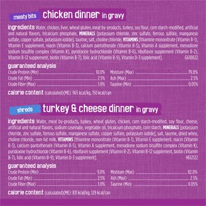 Friskies Poultry Adult Chicken & Turkey in Gravy Variety Pack Canned Cat Food, 5.5-oz, case of 32