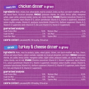 Friskies Poultry Adult Chicken & Turkey in Gravy Variety Pack Canned Cat Food, 5.5-oz, case of 32