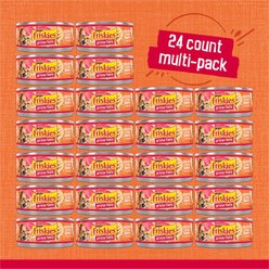 Friskies Prime Filets Chicken & Tuna Dinner in Gravy Canned Cat Food, 5.5-oz, case of 24 slide 2 of 6