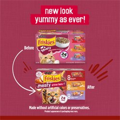 Friskies Prime Filets Meaty Favorites Variety Pack Canned Cat Food, 5.5-oz, case of 24 slide 2 of 7