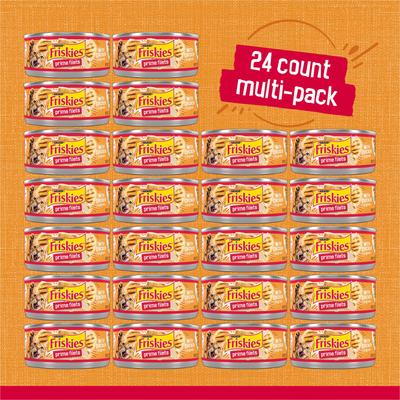 Show full view: Friskies Prime Filets with Chicken in Gravy Canned Cat Food, 5.5-oz can, bundle of 72  slide 4 of 11