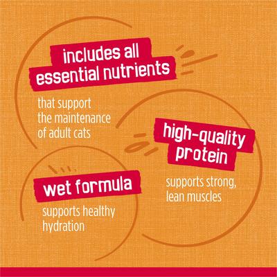 Show full view: Friskies Prime Filets with Chicken in Gravy Canned Cat Food, 5.5-oz can, bundle of 72  slide 8 of 11