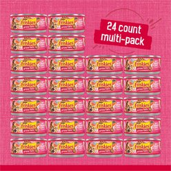 Friskies Prime Filets with Salmon & Beef in Sauce Canned Cat Food, 5.5-oz, case of 24 slide 2 of 6