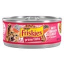 Friskies Prime Filets with Salmon & Beef in Sauce Canned Cat Food, 5.5-oz can, case of 24