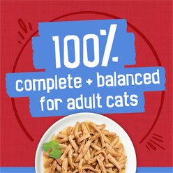 Friskies Savory Shreds with Beef in Gravy Canned Cat Food, 5.5-oz can, case of 4 slide 2 of 6