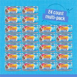 Friskies Savory Shreds with Ocean Whitefish & Tuna in Sauce Canned Cat Food, 5.5-oz, case of 24 slide 2 of 6