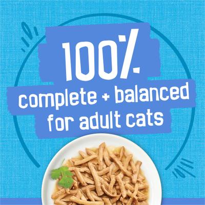 Show full view: Friskies Savory Shreds with Ocean Whitefish & Tuna in Sauce Canned Cat Food, 5.5-oz, case of 24 slide 5 of 10