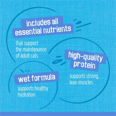 Show full view: Friskies Savory Shreds with Ocean Whitefish & Tuna in Sauce Canned Cat Food, 5.5-oz, case of 24 slide 7 of 10