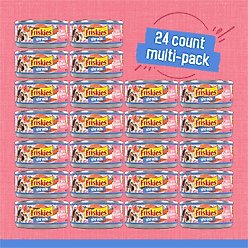 Friskies Savory Shreds with Salmon in Sauce Canned Cat Food, 5.5-oz, case of 24 slide 2 of 6