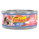 Friskies Savory Shreds with Salmon in Sauce Canned Cat Food, 5.5-oz can, case of 24