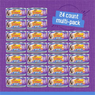 Show full view: Friskies Savory Shreds with Turkey & Giblets in Gravy Canned Cat Food, 5.5-oz, case of 24 slide 3 of 10