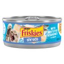 Friskies Savory Shreds with Whitefish & Sardines in Sauce Canned Cat Food, 5.5-oz can, case of 24