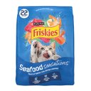 Friskies Seafood Sensations Salmon Tuna & Shrimp Dry Cat Food, 22-lb bag