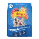 Friskies Seafood Sensations Salmon Tuna & Shrimp Dry Cat Food, 30-lb bag