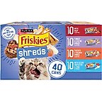Friskies Shreds in Gravy Variety Pack Canned Cat Food, 5.5-oz can, case of 40