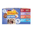 Friskies Shreds in Gravy Variety Pack Canned Cat Food, 5.5-oz can, case of 40