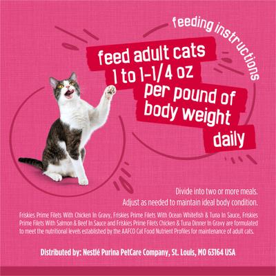 Show full view: Friskies Surfin' & Turfin' Favorites Variety Pack Canned Cat Food, 5.5-oz can, case of 48 slide 10 of 13