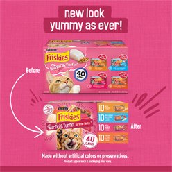 Friskies Surfin' & Turfin' Favorites Variety Pack Canned Cat Food, 5.5-oz, case of 40 slide 2 of 9