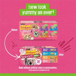 Friskies Surfin' & Turfin' Pate Favorites Variety Pack Wet Cat Food, 5.5-oz can, case of 32 slide 2 of 7