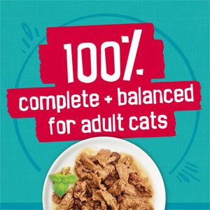 Friskies Tasty Treasures Adult Prime Filets in Gravy Variety Pack Wet Cat Food, 5.5-oz can, case of 24
